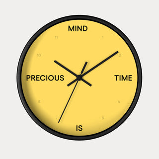 Mind Time is Precious Clock